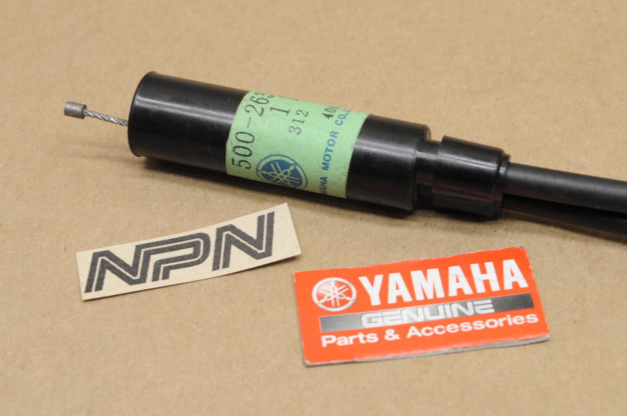 NOS Yamaha 74-76 DT250 75-76 DT400 7-1974 DT360 Lower Throttle Cable 500-26312-01