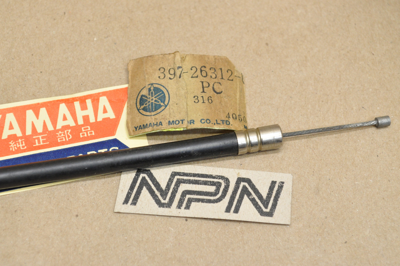 NOS Yamaha 1975-76 RD125 1974-76 RD200 Throttle Cable 397-26312-01