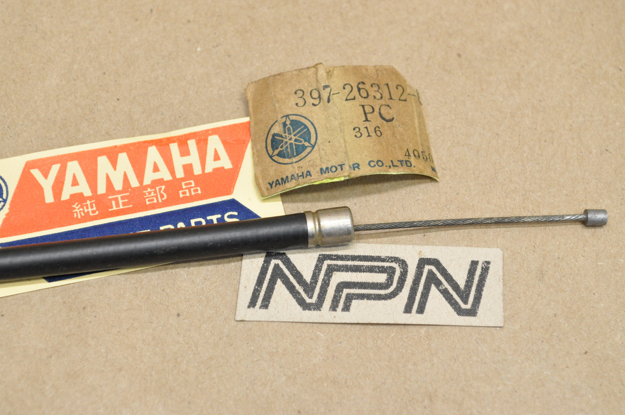 NOS Yamaha 1975-76 RD125 1974-76 RD200 Throttle Cable 397-26312-01
