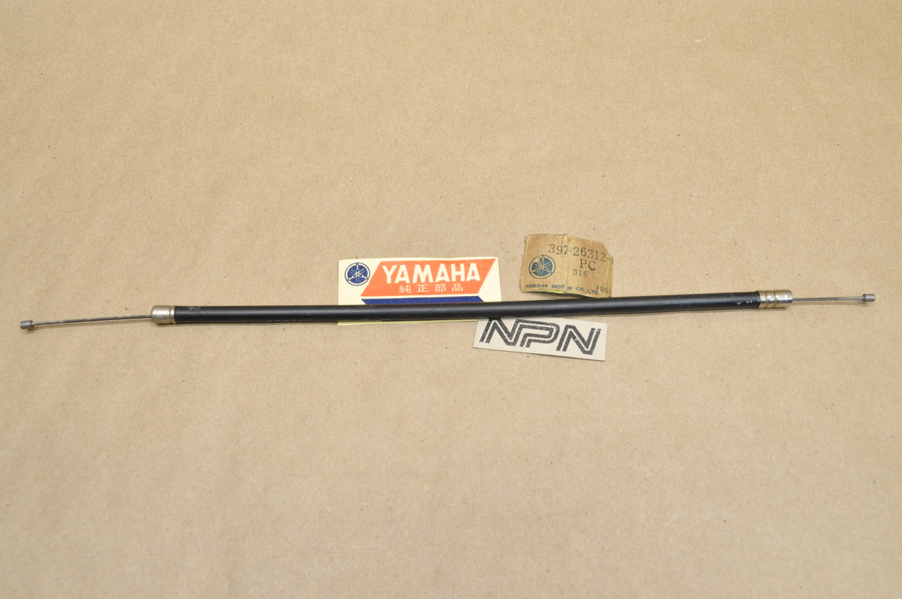 NOS Yamaha 1975-76 RD125 1974-76 RD200 Throttle Cable 397-26312-01