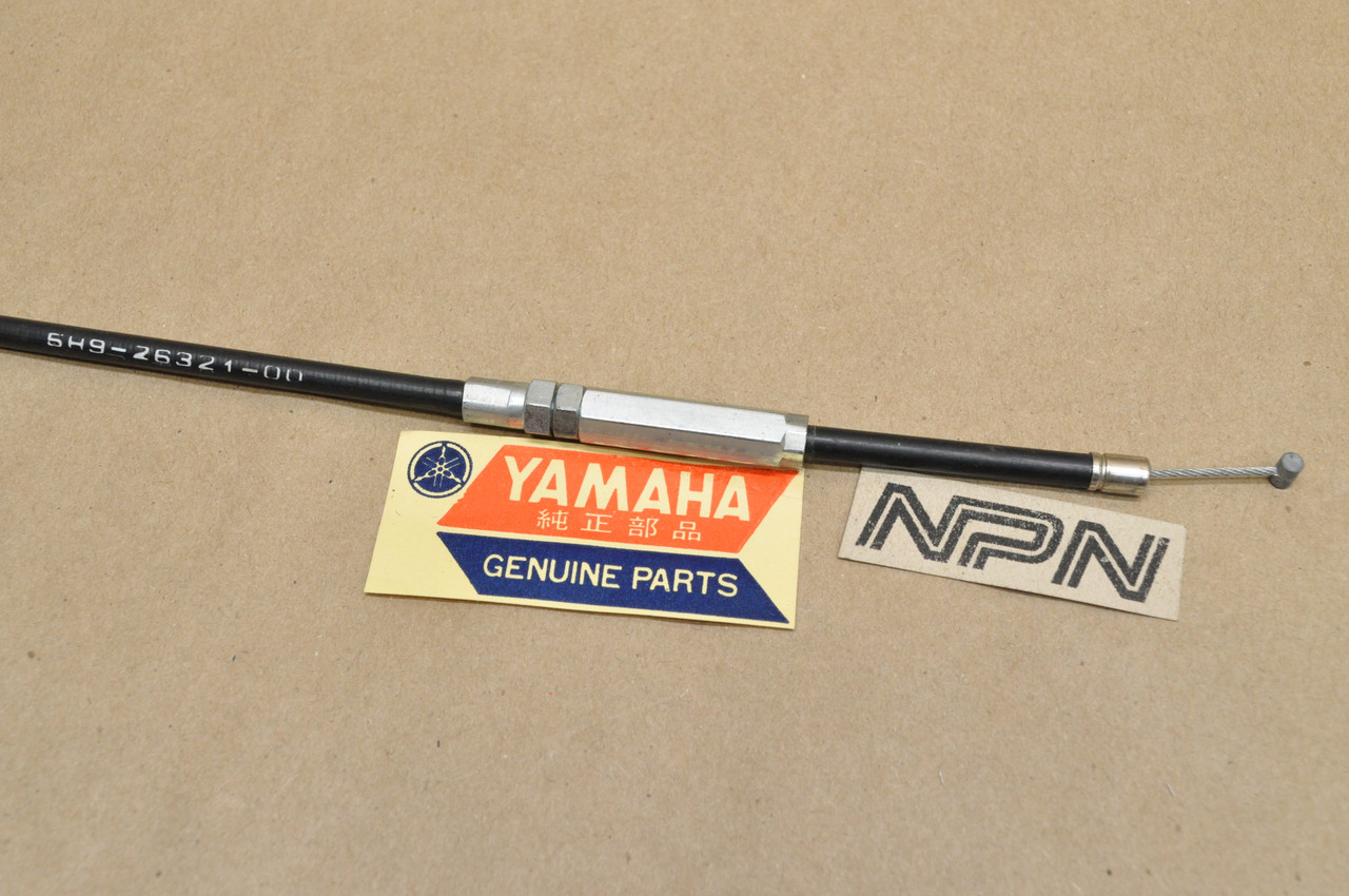 NOS Yamaha 1982 MJ50 Oil Pump Cable 5H9-26321-00