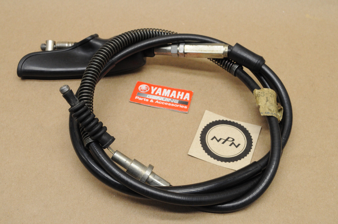 NOS Yamaha DT360 DT400 MX250 MX360 SC500 Clutch Cable 363-26335-03