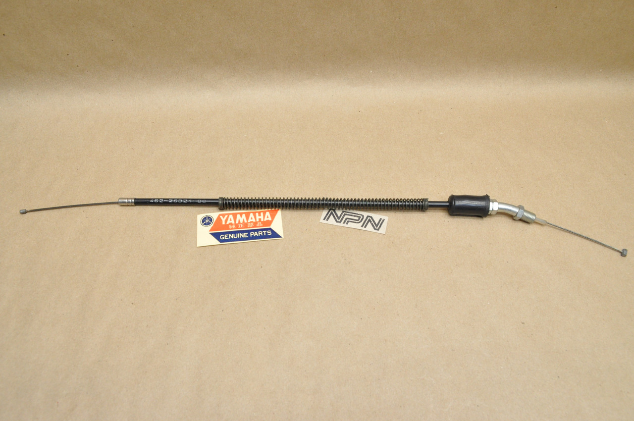 NOS Yamaha 1974-76 YZ80 Oil Pump Cable 462-26321-00