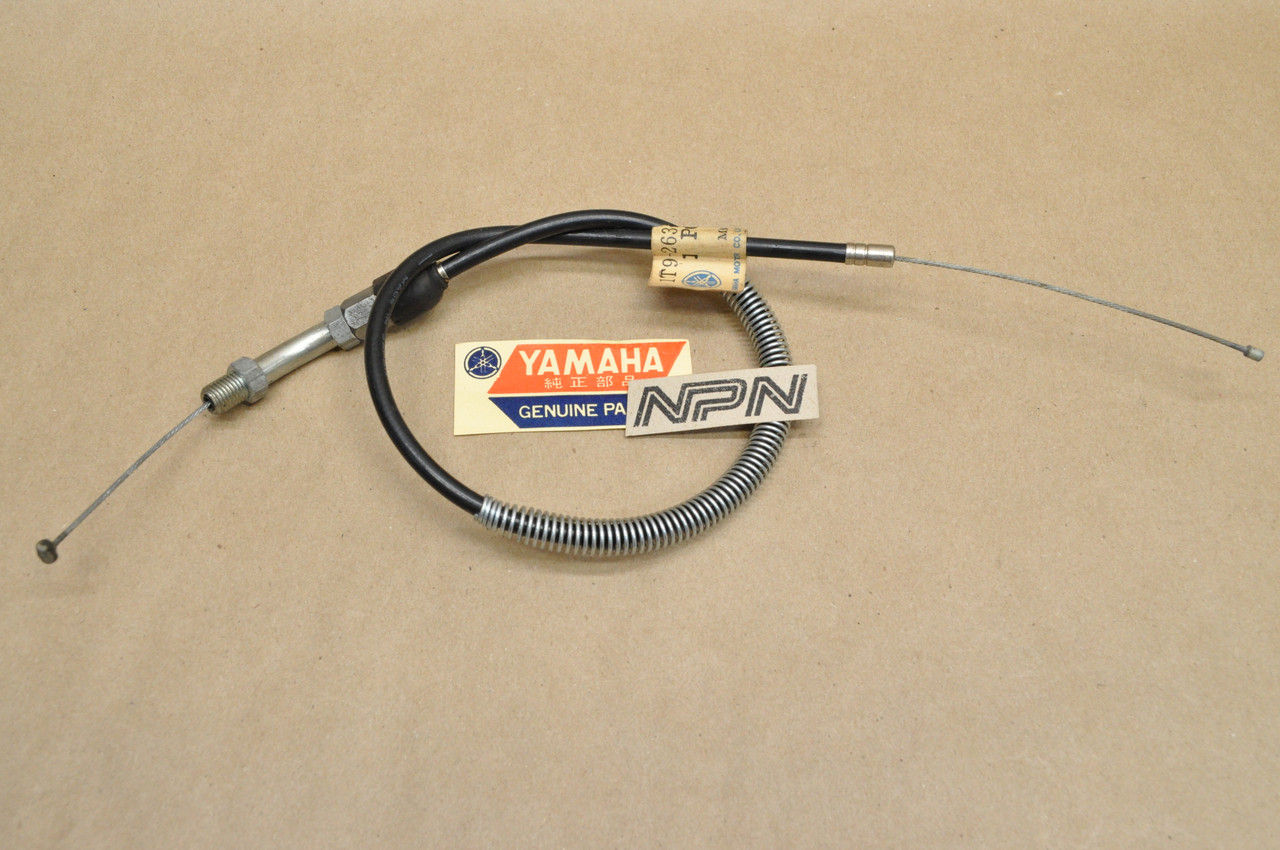 NOS Yamaha 1977-83 DT100 Oil Pump Cable 1T9-26321-00