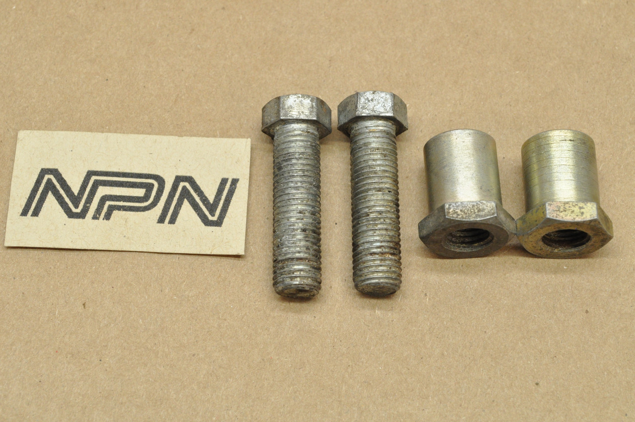 Vtg OEM Yamaha DS7 R5 RD250 RD350 RD400 Exhaust Muffler Mount Bolt Nut Lot  90101-10257