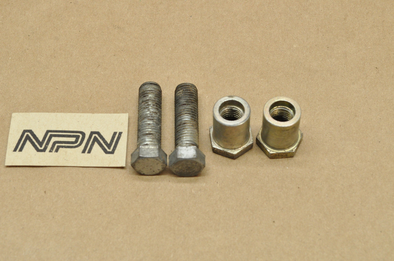 Vtg OEM Yamaha DS7 R5 RD250 RD350 RD400 Exhaust Muffler Mount Bolt Nut Lot  90101-10257