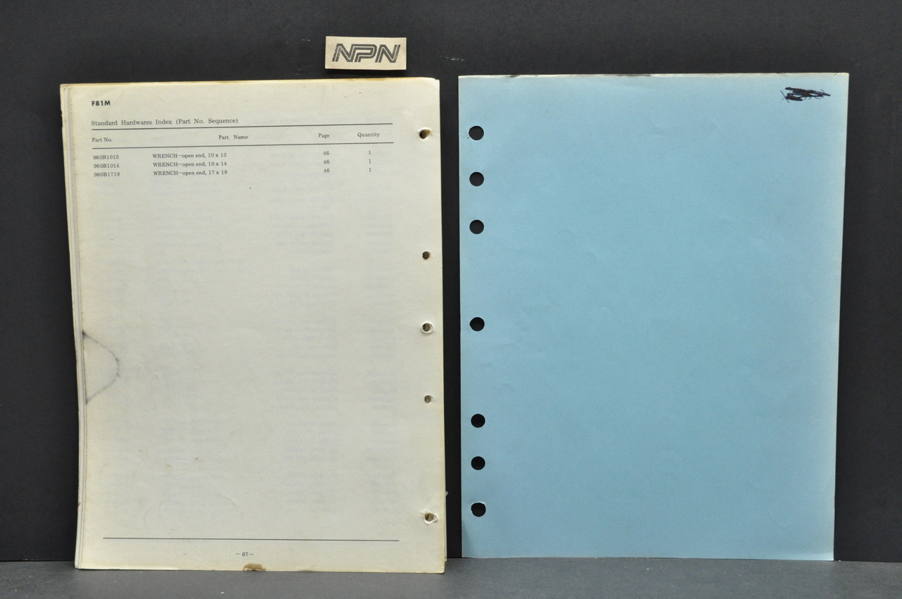 VTG 1970 Kawasaki F81 M 250 Motorcycle Parts Manual Catalog Book Guide OEM