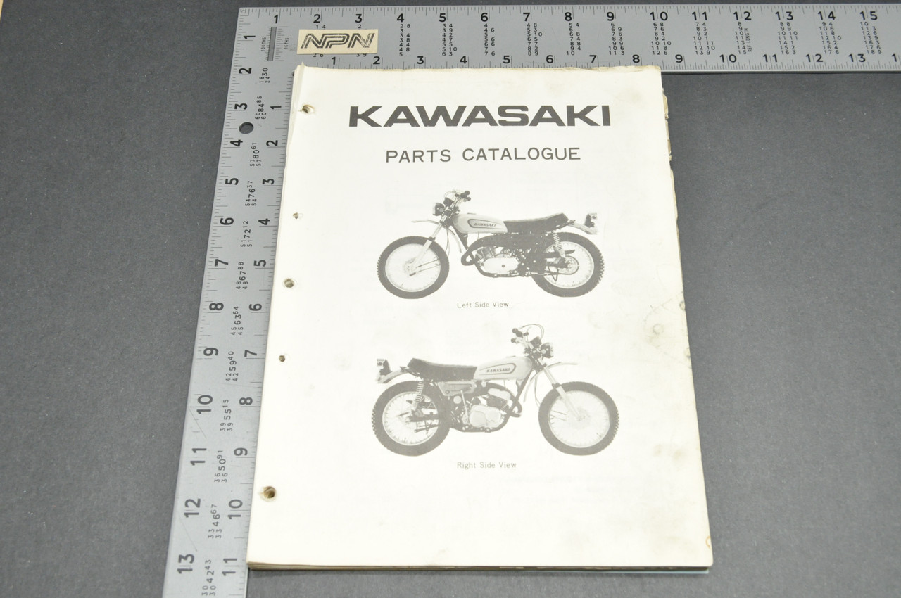 VTG 1970 Kawasaki F8 250 Motorcycle Parts Manual Catalog Book Guide OEM