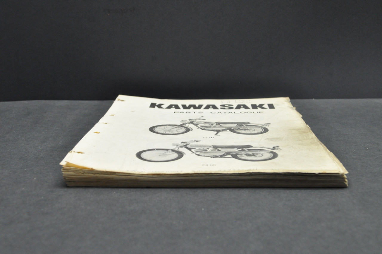 VTG 1969 Kawasaki F3 Bushmaker 175 F4 Sidewinder 250 Parts Manual Catalog Book