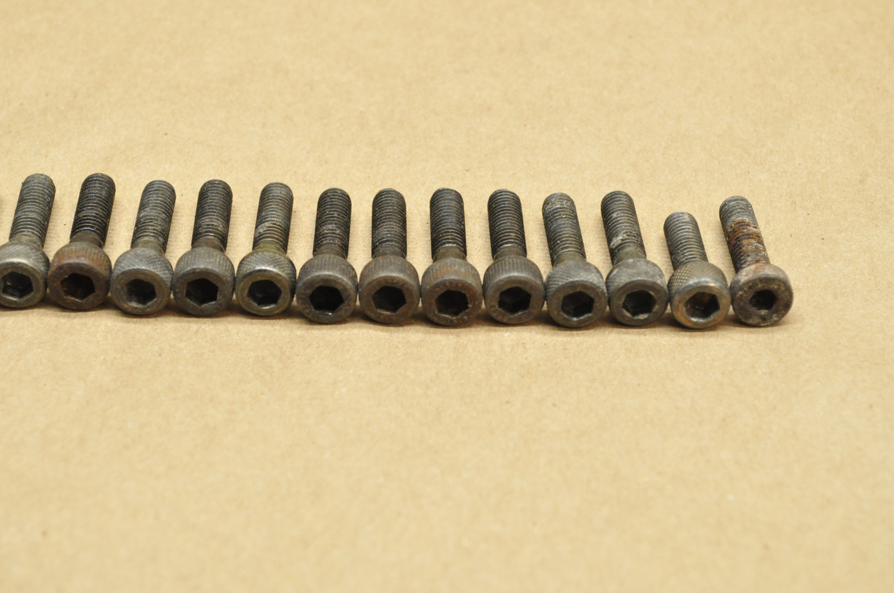 Vintage OEM Yamaha RD250 RD350 RD400 Socket Bolt Lot 91316-06035