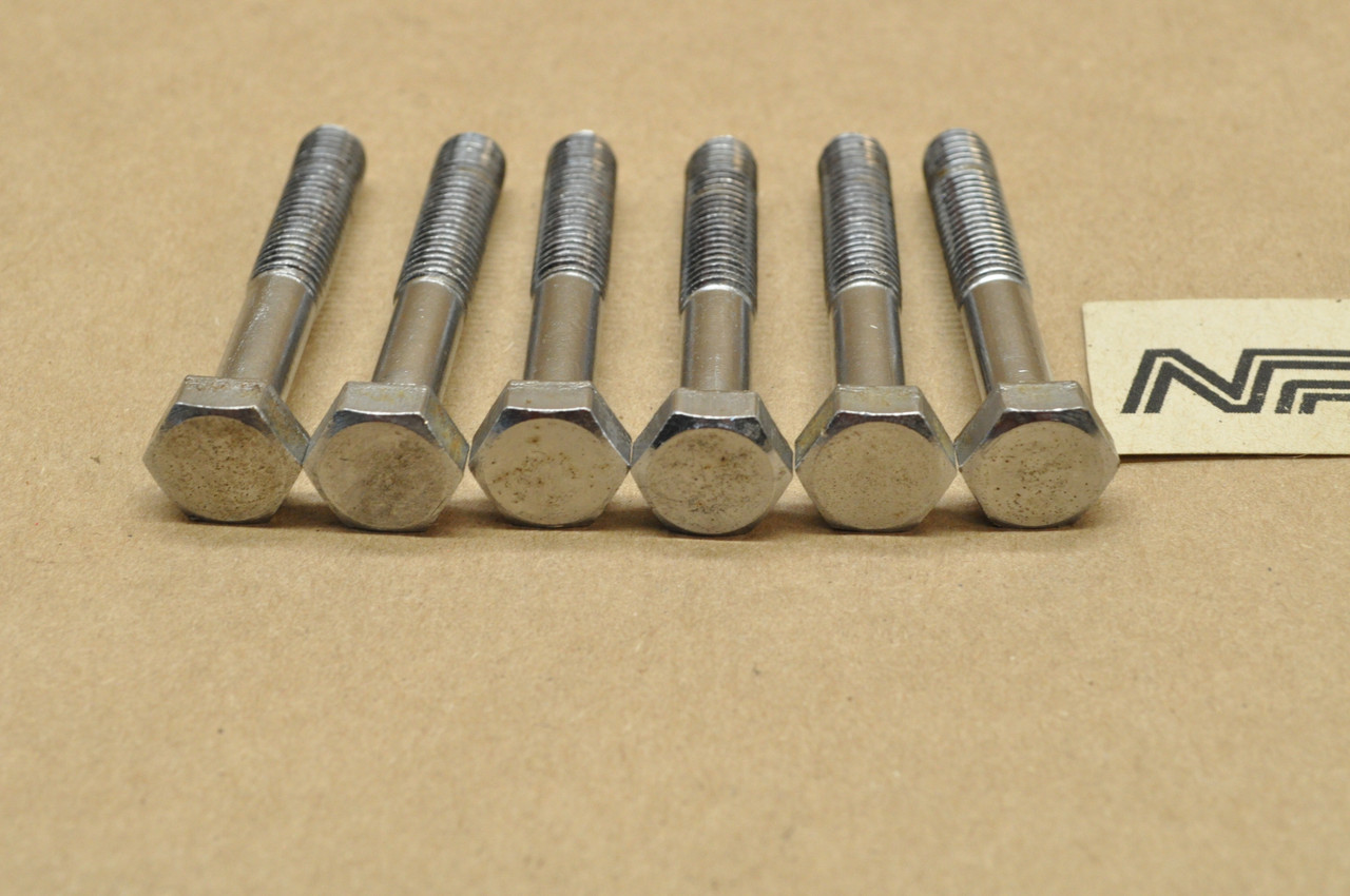 Vintage OEM Yamaha RD250 RD350 RD400 Bolt 8x55 Quantity of 6