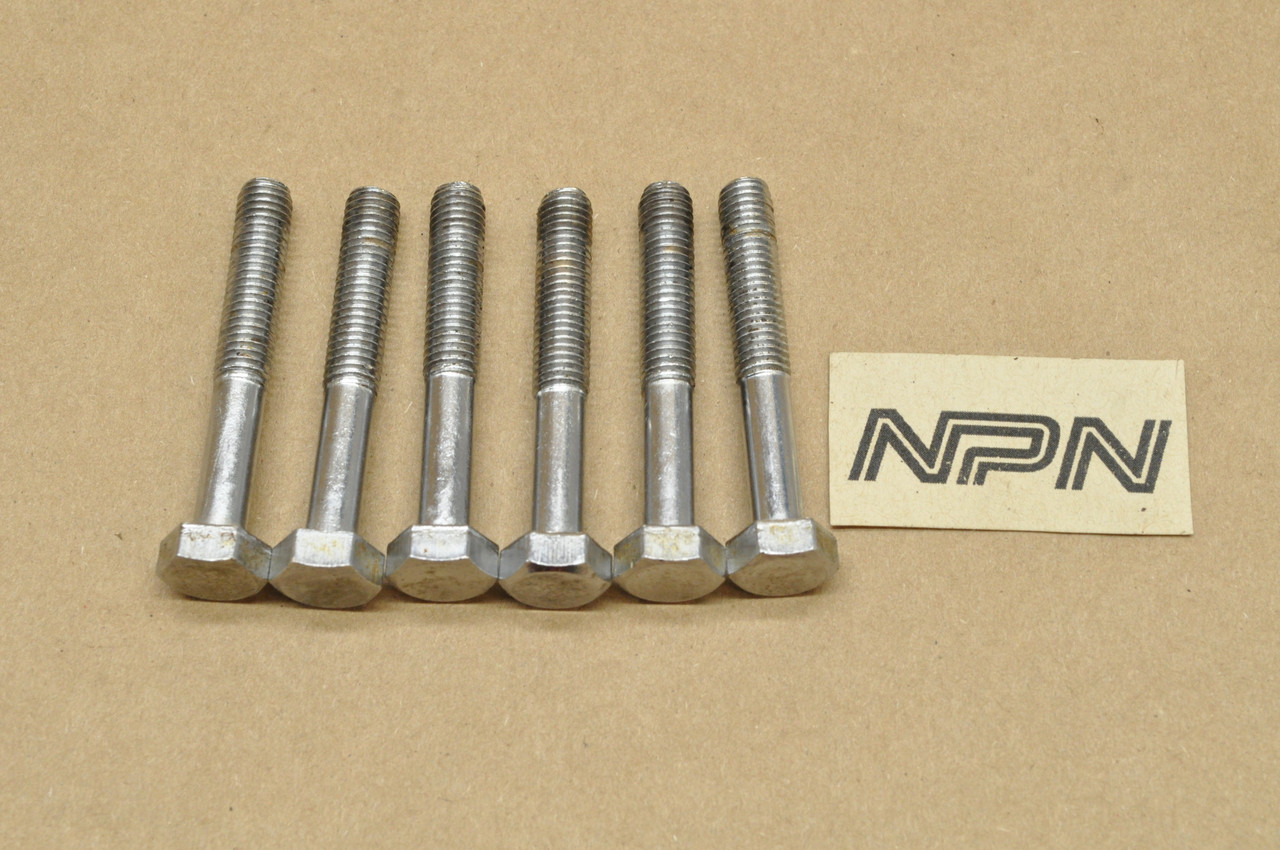 Vintage OEM Yamaha RD250 RD350 RD400 Bolt 8x55 Quantity of 6