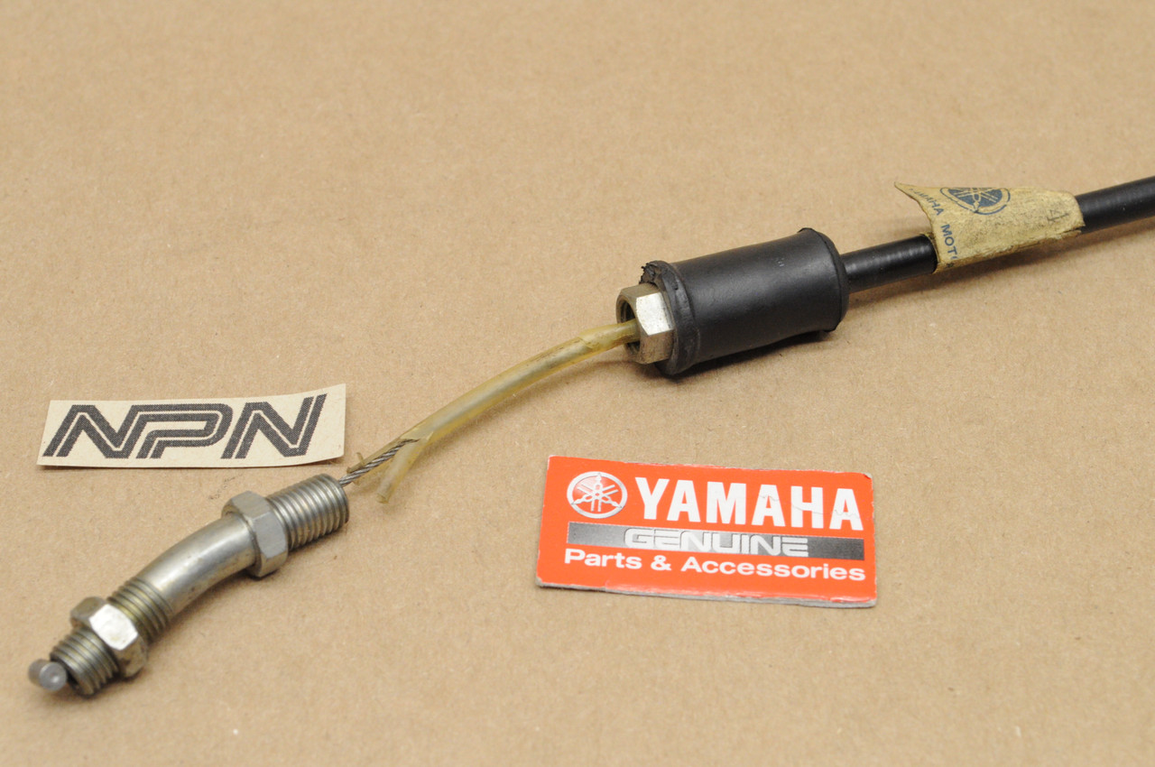 NOS Yamaha Yamaha 1974-1975 DT125 Lower Throttle Cable 444-26312-01
