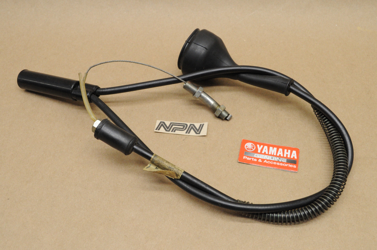 NOS Yamaha Yamaha 1974-1975 DT125 Lower Throttle Cable 444-26312-01