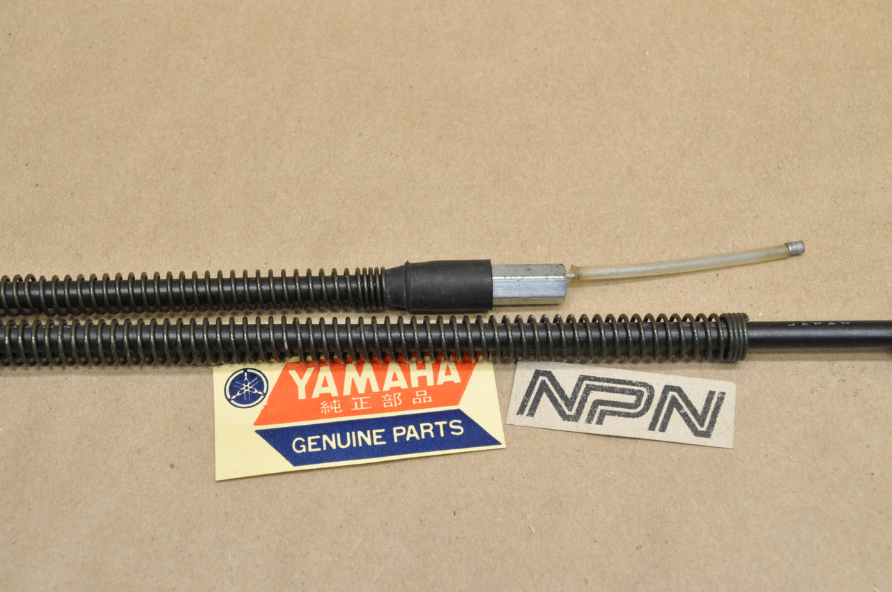 NOS Yamaha 1977-78 DT250 DT400 Lower Throttle Cable 1M2-26312-01