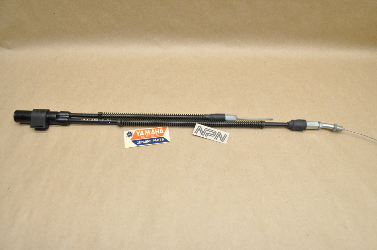 NOS Yamaha 1977-78 DT250 DT400 Lower Throttle Cable 1M2-26312-01