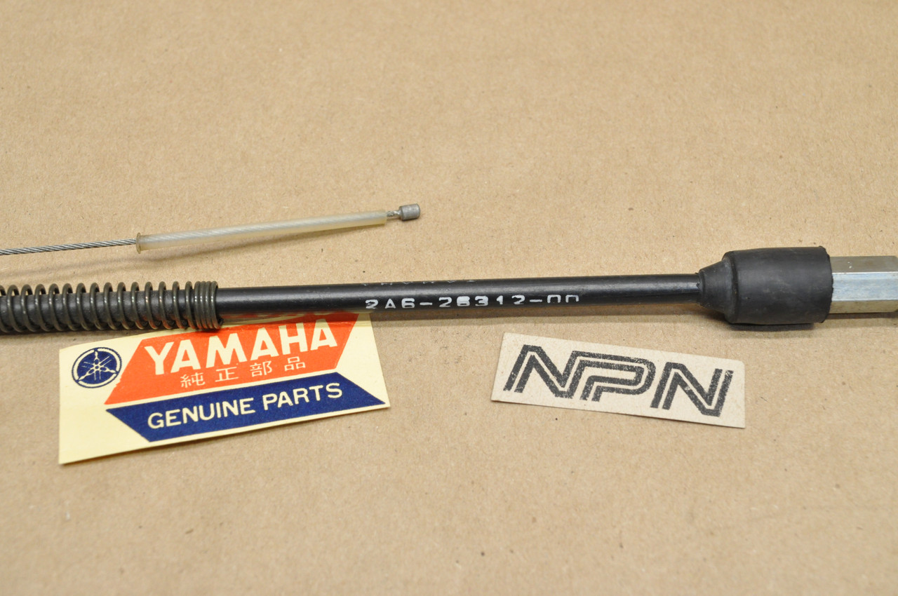 NOS Yamaha 1978-79 DT125 DT175 1979-81 MX175 Lower Throttle Cable 2A6-26312-00