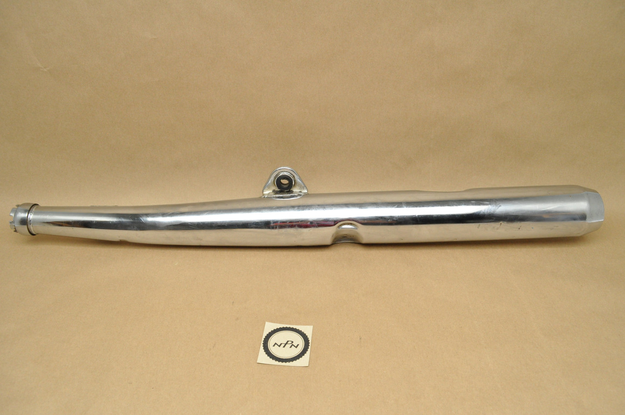 Vgt OEM Yamaha 1973-75 RD250 RD350 Left Exhaust Muffler w/ Baffle Silencer 360-14710-03