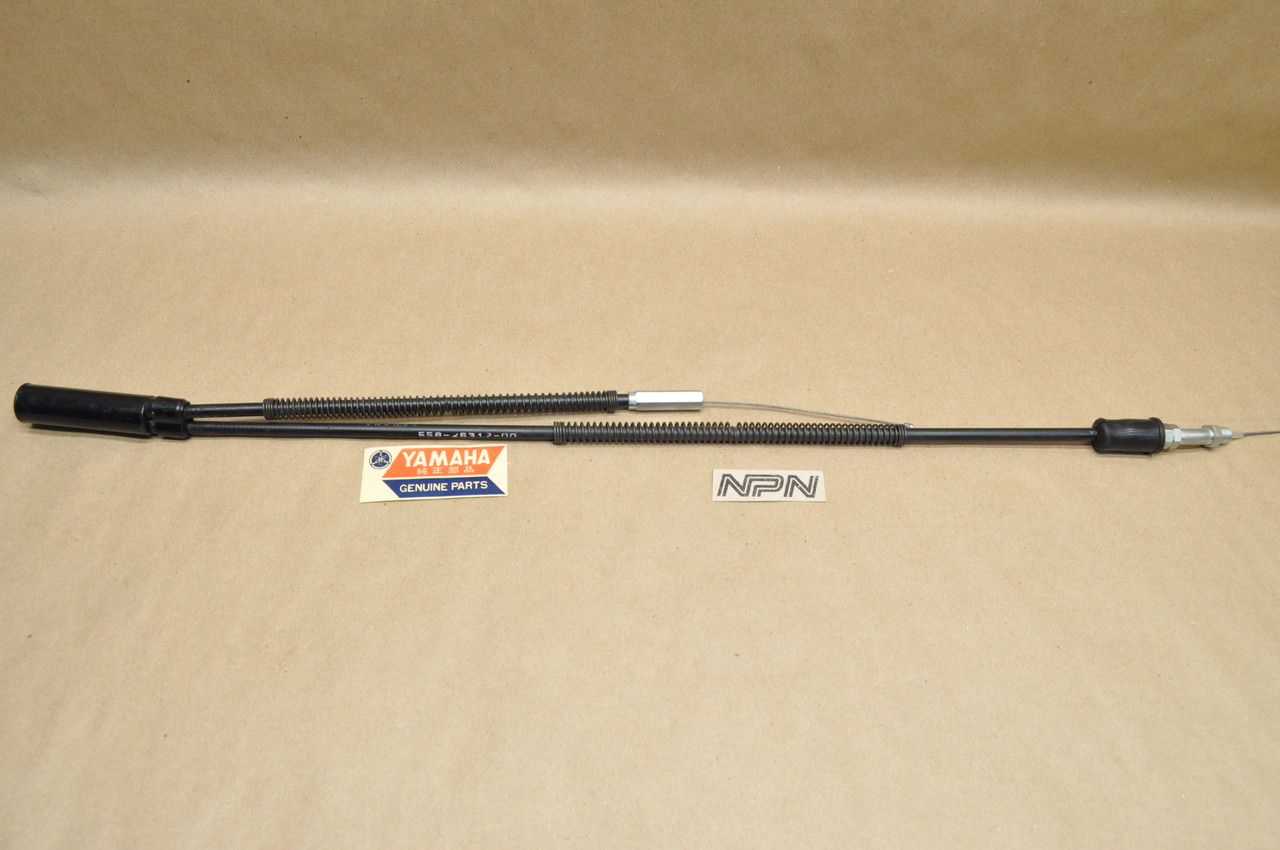 NOS Yamaha 1976 DT100 Lower Throttle Cable 558-26312-00