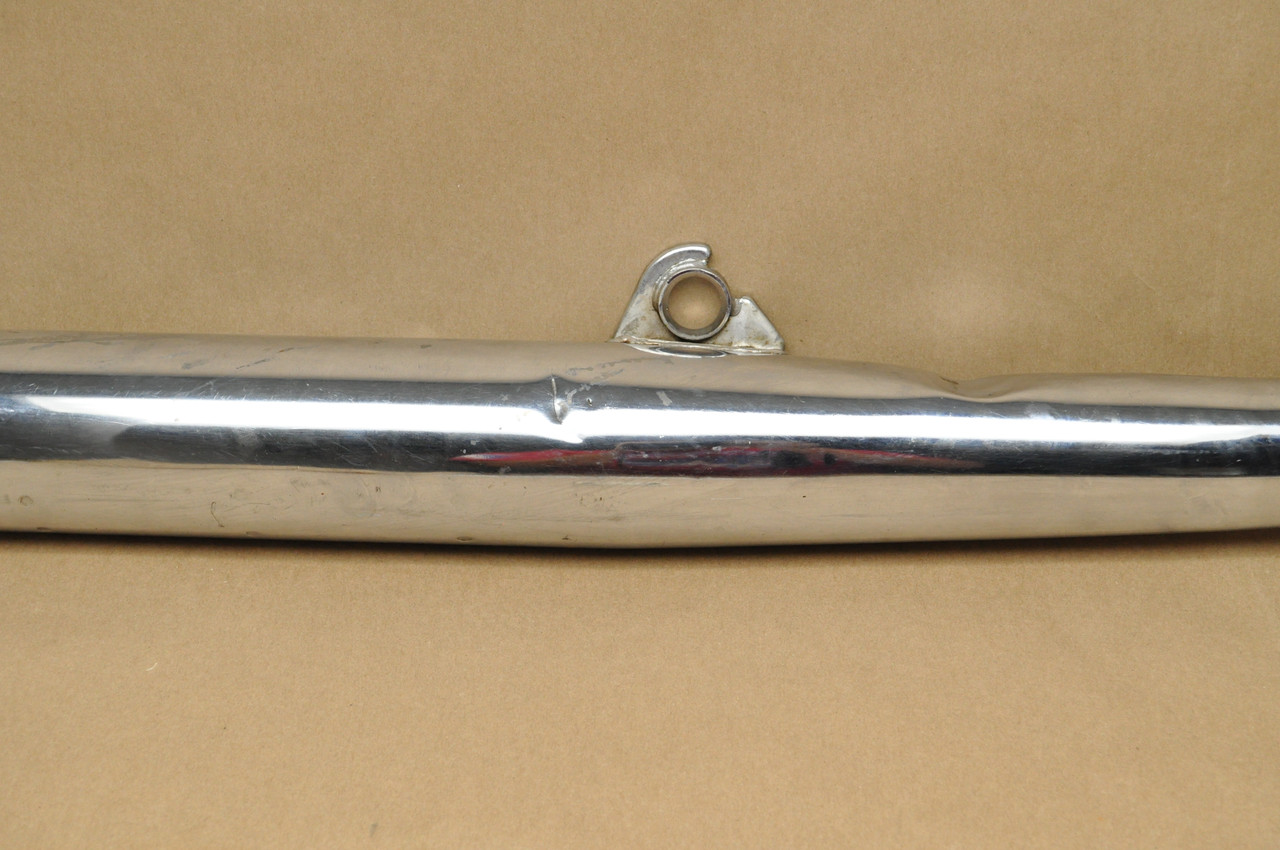 Vtg OEM Yamaha 1973-75 RD250 RD350 Right Exhaust Muffler w/ Baffle Silencer 360-14720-03