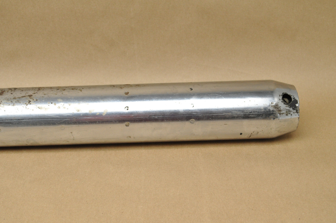 Vtg OEM Yamaha 1973-75 RD250 RD350 Right Exhaust Muffler w/ Baffle Silencer 360-14720-03