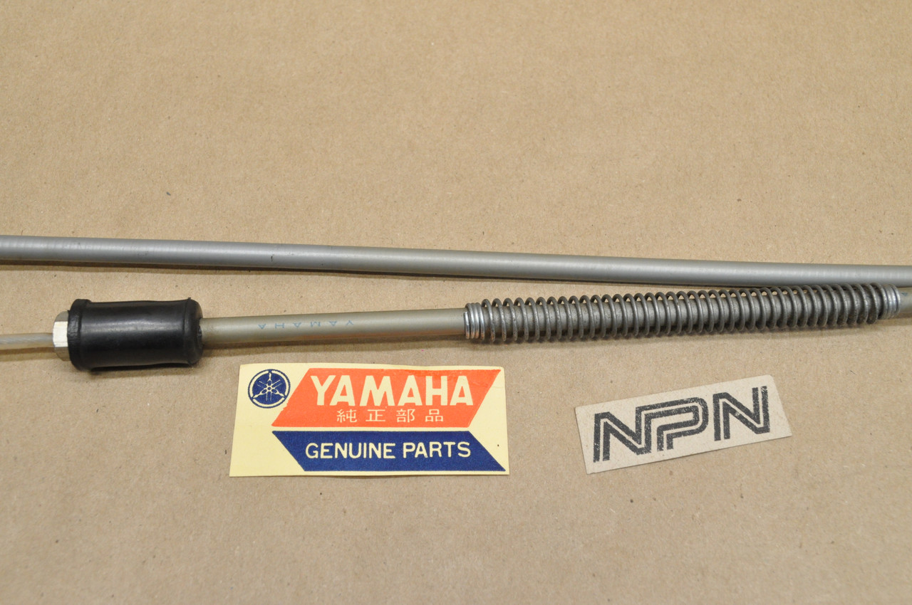 NOS Yamaha 1974 TY250 Lower Throttle Cable 434-26312-00