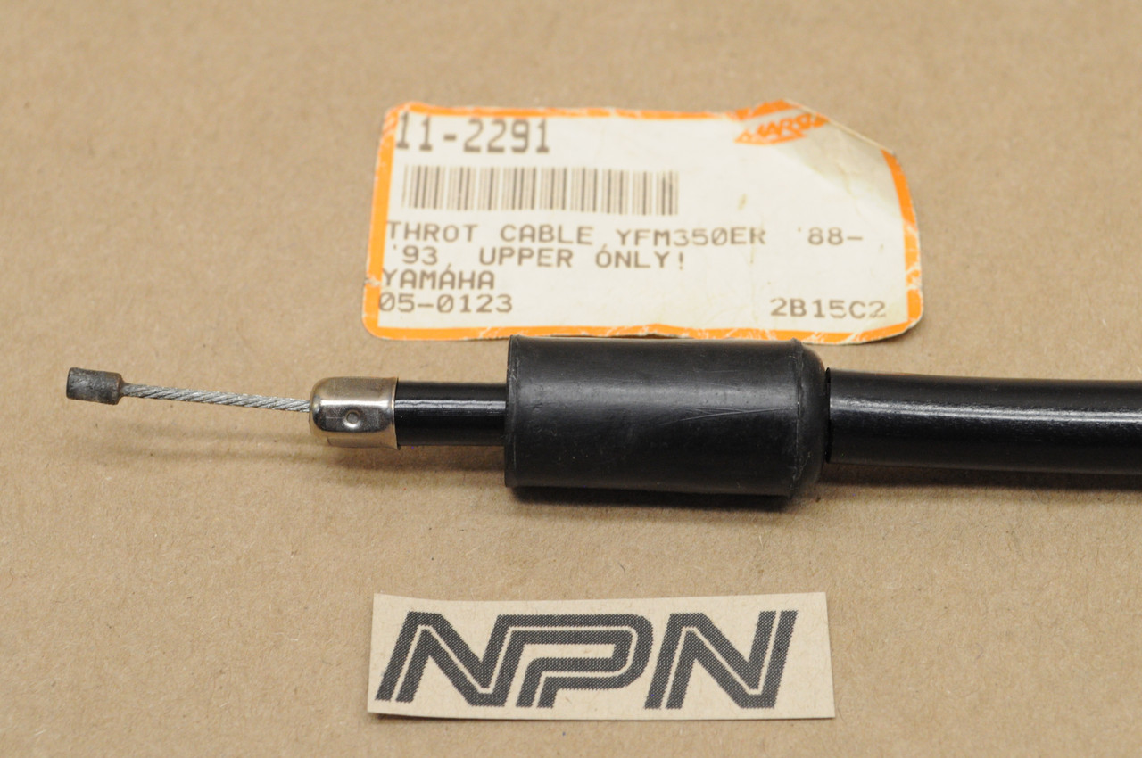 NOS Yamaha 1988-93 YFM350 ER Motion Pro Upper Throttle Cable 05-0123