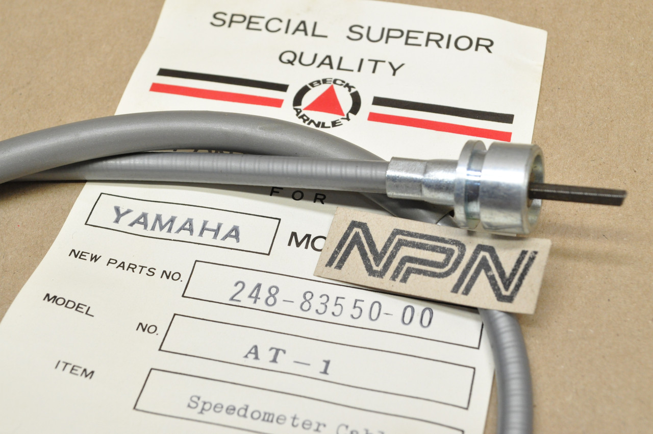 NOS Yamaha AT1 CT1 CT2 DT100 DT175 LT2 Beck Speedometer Cable 248-83550-00