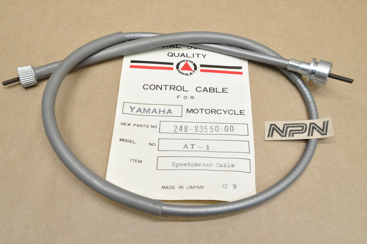 NOS Yamaha AT1 CT1 CT2 DT100 DT175 LT2 Beck Speedometer Cable 248-83550-00