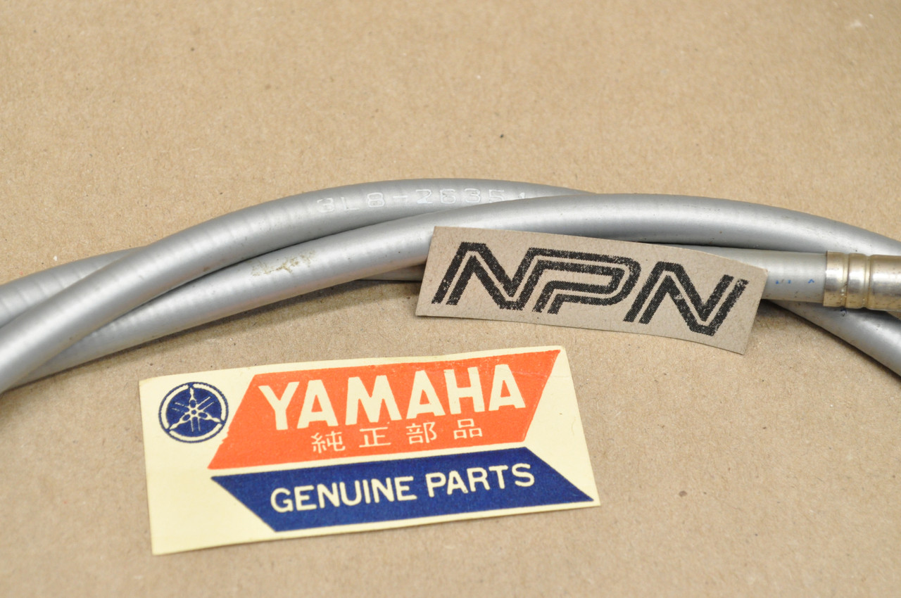 NOS Yamaha 1979-87 QT50 Yamahopper Rear Brake Cable 3L8-26351-00
