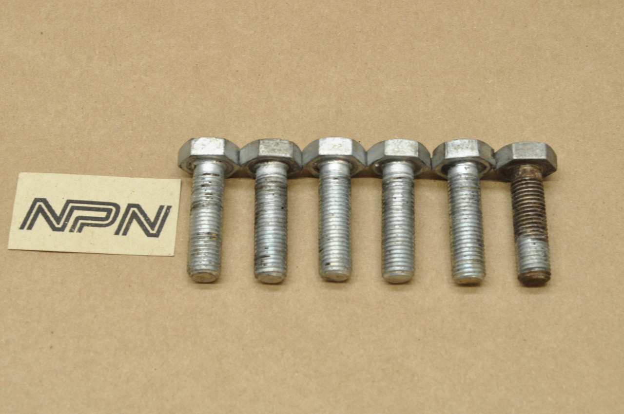 Vintage OEM Yamaha RD350 RD250 RD400 Bolt 10x35 Quantity of 6