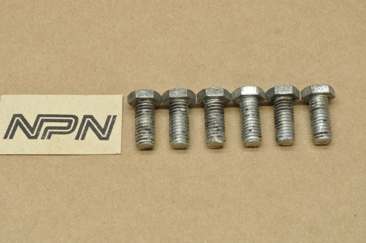 Vintage OEM Yamaha RD350 RD250 RD400 Bolt 8x19 Quantity of 6