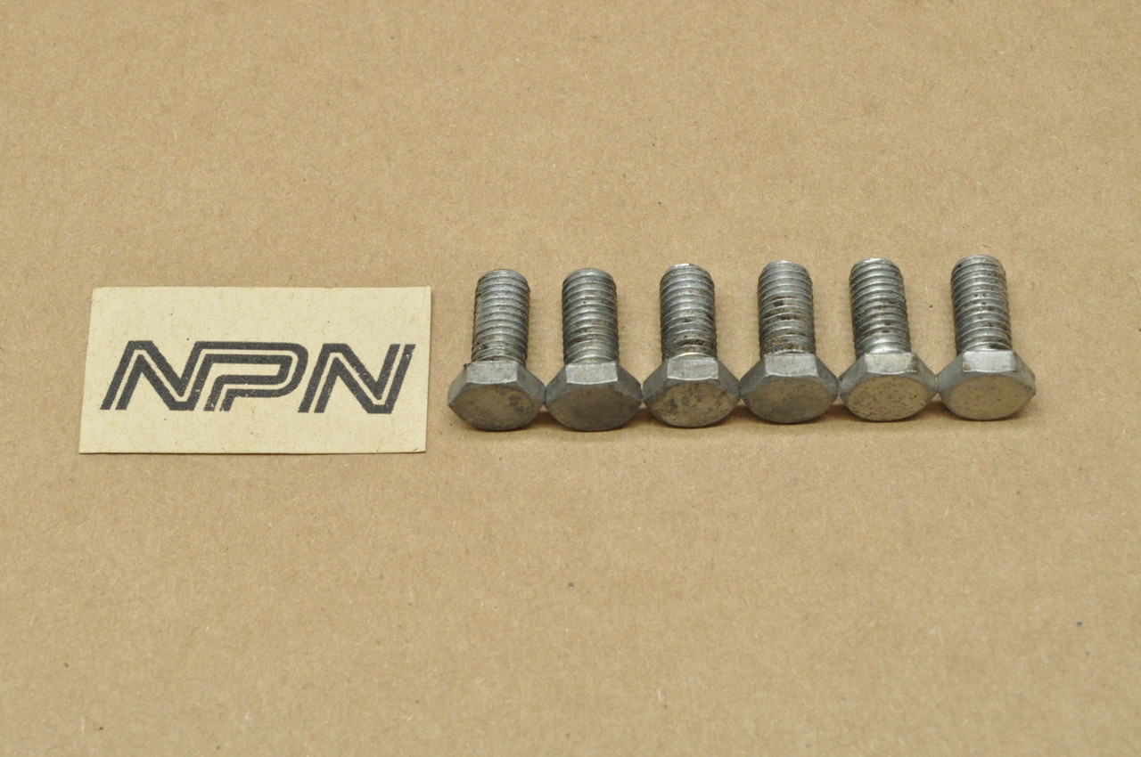 Vintage OEM Yamaha RD350 RD250 RD400 Bolt 8x19 Quantity of 6