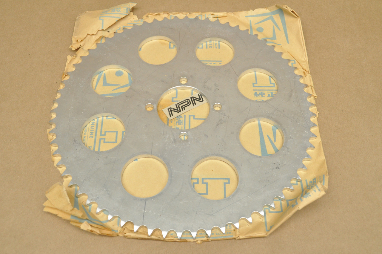 NOS Honda C100 C102 C105T C110 CYB Accessory 66T Large Aluminum Rear Sprocket CYB100-6433