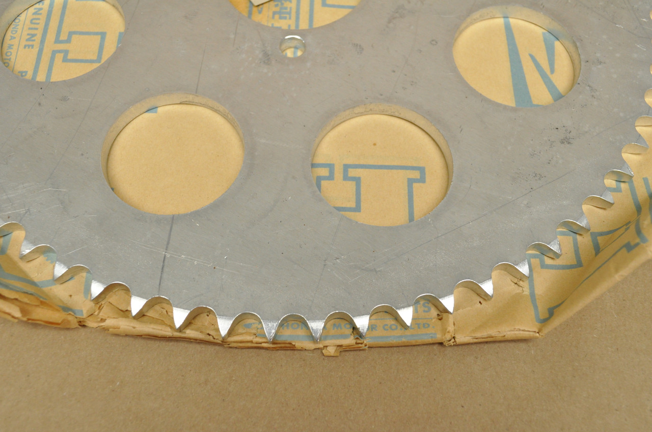 NOS Honda C100 C102 C105T C110 CYB Accessory 66T Large Aluminum Rear Sprocket CYB100-6433