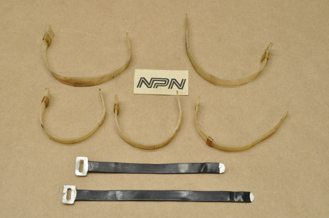 Vintage OEM Yamaha RD250 RD350 RD400 Wire Harness Cable Band Strap Lot