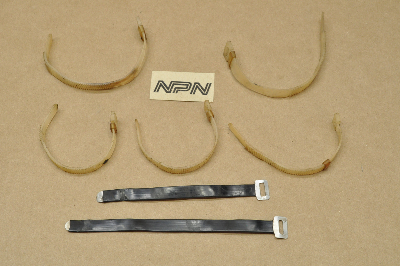 Vintage OEM Yamaha RD250 RD350 RD400 Wire Harness Cable Band Strap Lot