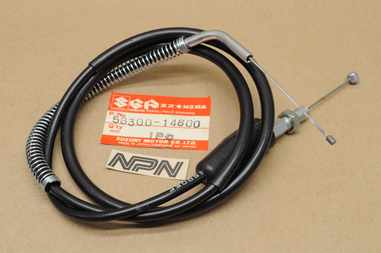 NOS Suzuki 1984-1985 RM250 Throttle Cable 58300-14600