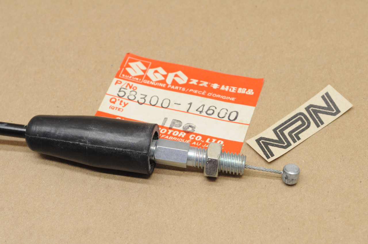 NOS Suzuki 1984-1985 RM250 Throttle Cable 58300-14600