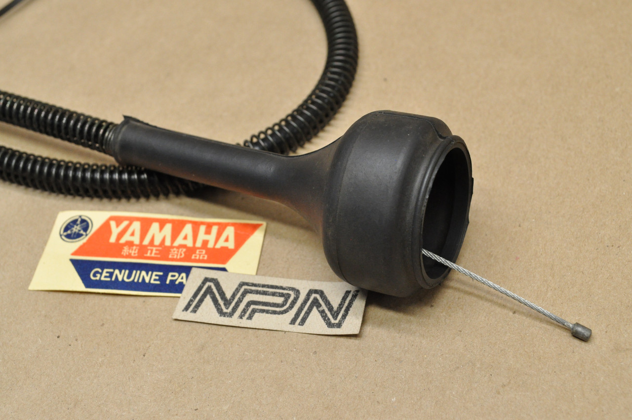NOS Yamaha 1974-76 DT175 Lower Throttle Cable 443-26312-02 - NOS