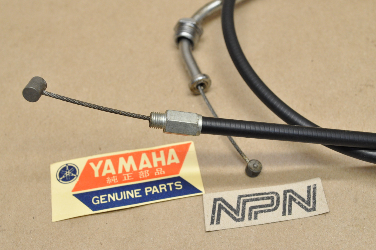 NOS Yamaha 1973-74 TX500 1975 XS500 Upper Throttle Cable 371-26311-02