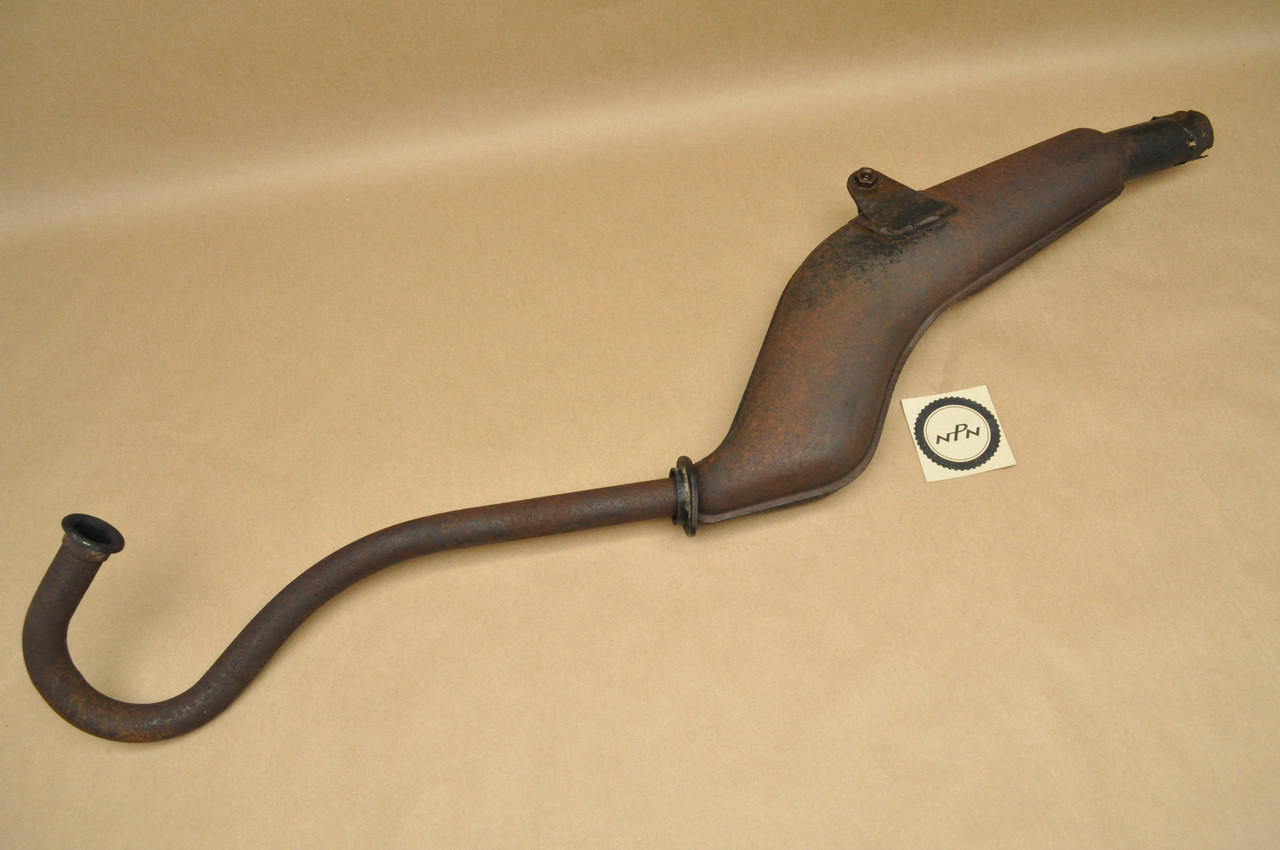 Vintage OEM Honda 1977-79 XL75 Exhaust Muffler Header Pipe 18300-152-670
