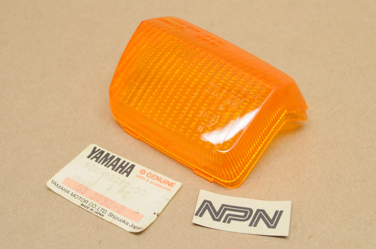 NOS Yamaha 1985-87 XC125 Riva Turn Signal Flasher Blinker Lens 50W-83322-00