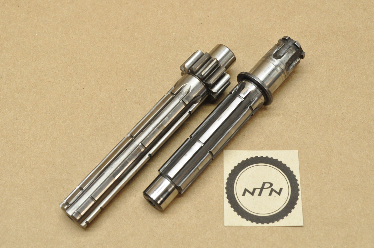 Vtg OEM Honda SL70 K0-K1 XL70 K0-1976 Main Shaft Countershaft Lot 23211-118-305