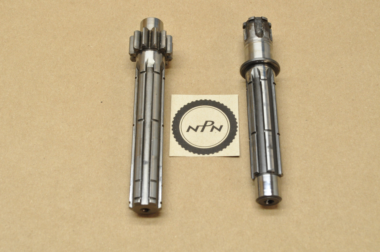 Vtg OEM Honda SL70 K0-K1 XL70 K0-1976 Main Shaft Countershaft Lot 23211-118-305