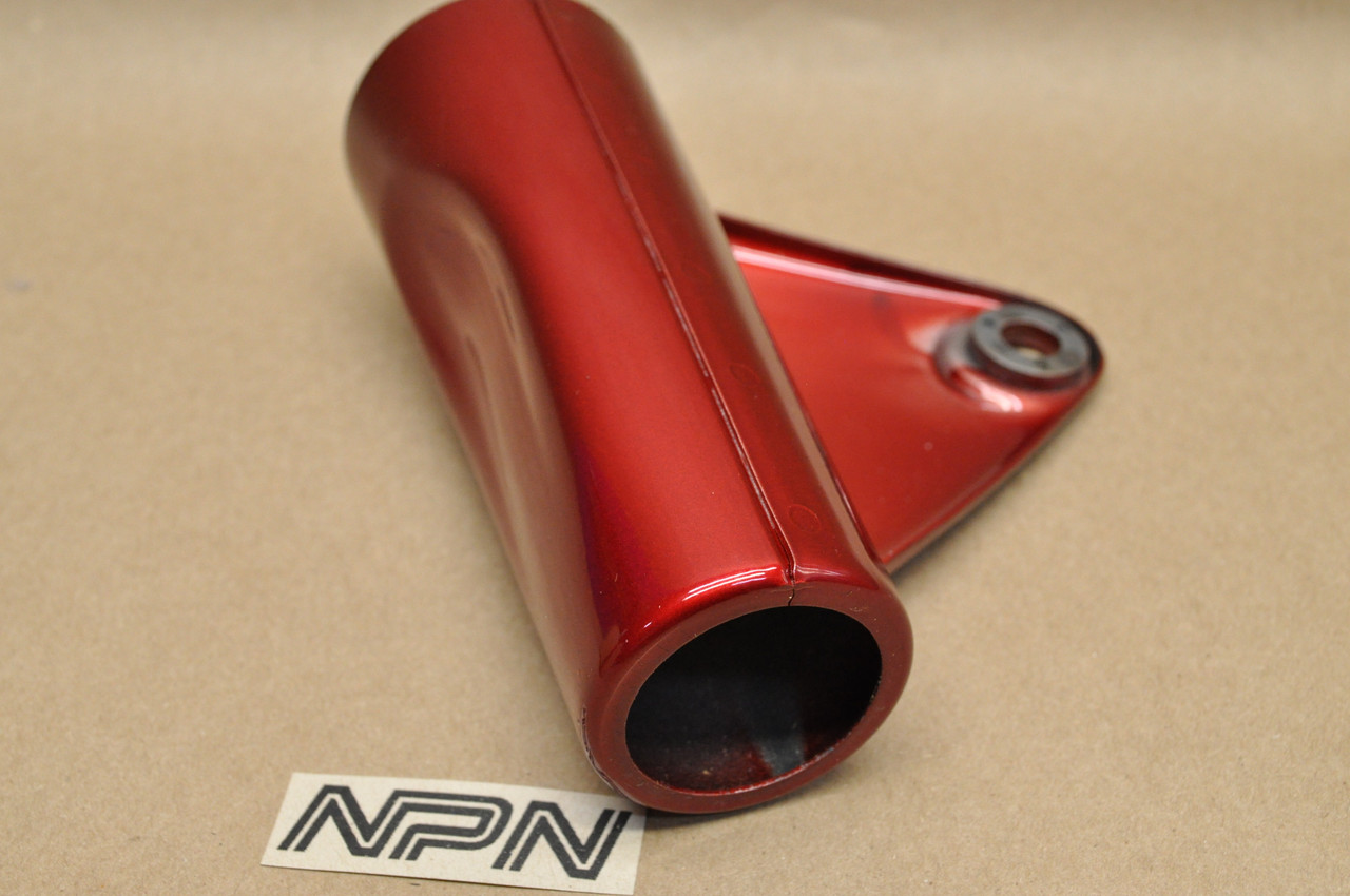 NOS Kawasaki A1 SS A7 SS Candy Red Right Side Front Fork Ear Cover 44034-015-24