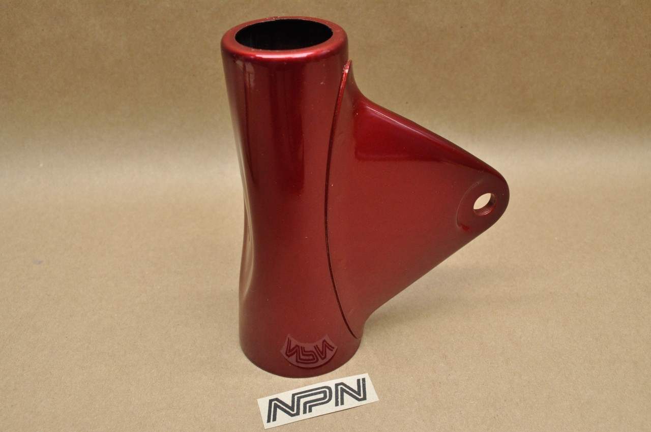 NOS Kawasaki A1 SS A7 SS Candy Red Right Side Front Fork Ear Cover 44034-015-24