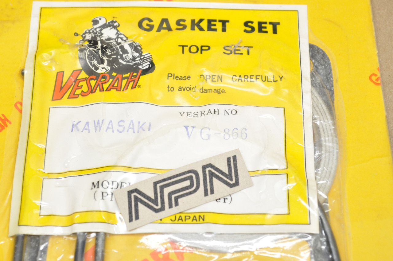 NOS Kawasaki 1983 KLT200 Vesrah Top End Gasket O-Ring Kit VG-866