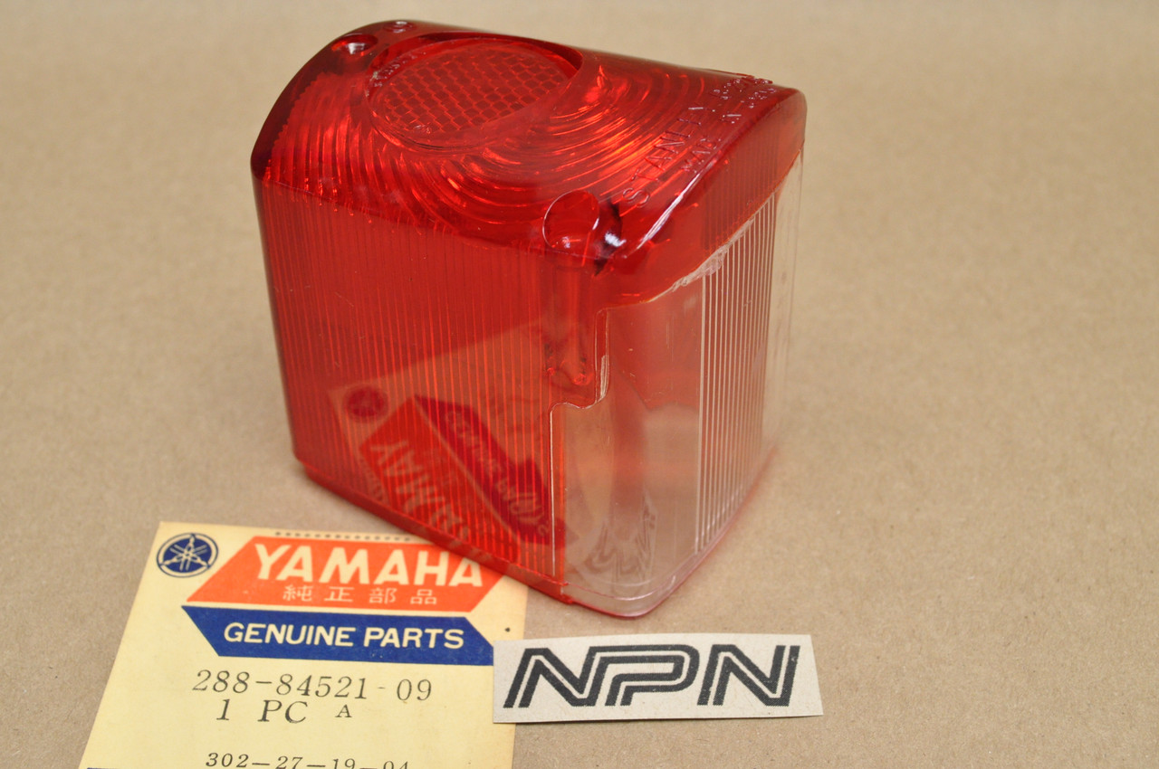 NOS Yamaha 1971 JT1L JT1 Stanley Tail Light Lens Cover 288-84521-09