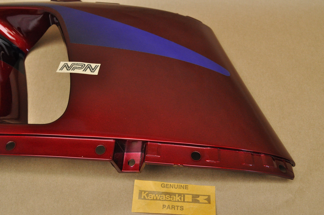 NOS Kawasaki ZX600 Ninja Violet Plastic Left Middle Cowling Fairing Panel 55028-1293